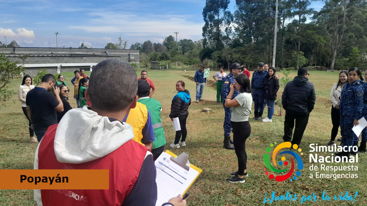 Simulacro Nacional de Respuesta a Emergencias