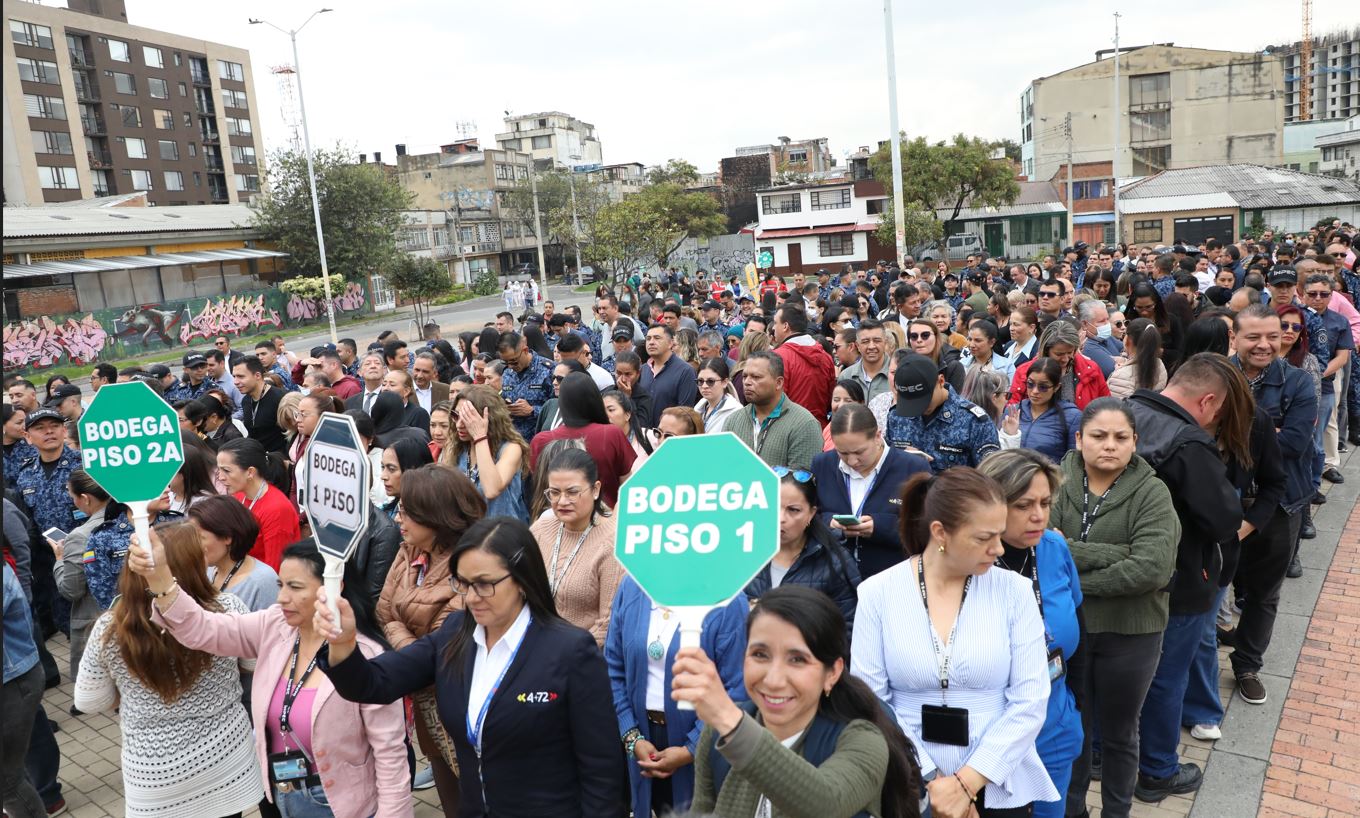 Imagen del Simulacro Nacional de Respuesta a Emergencias