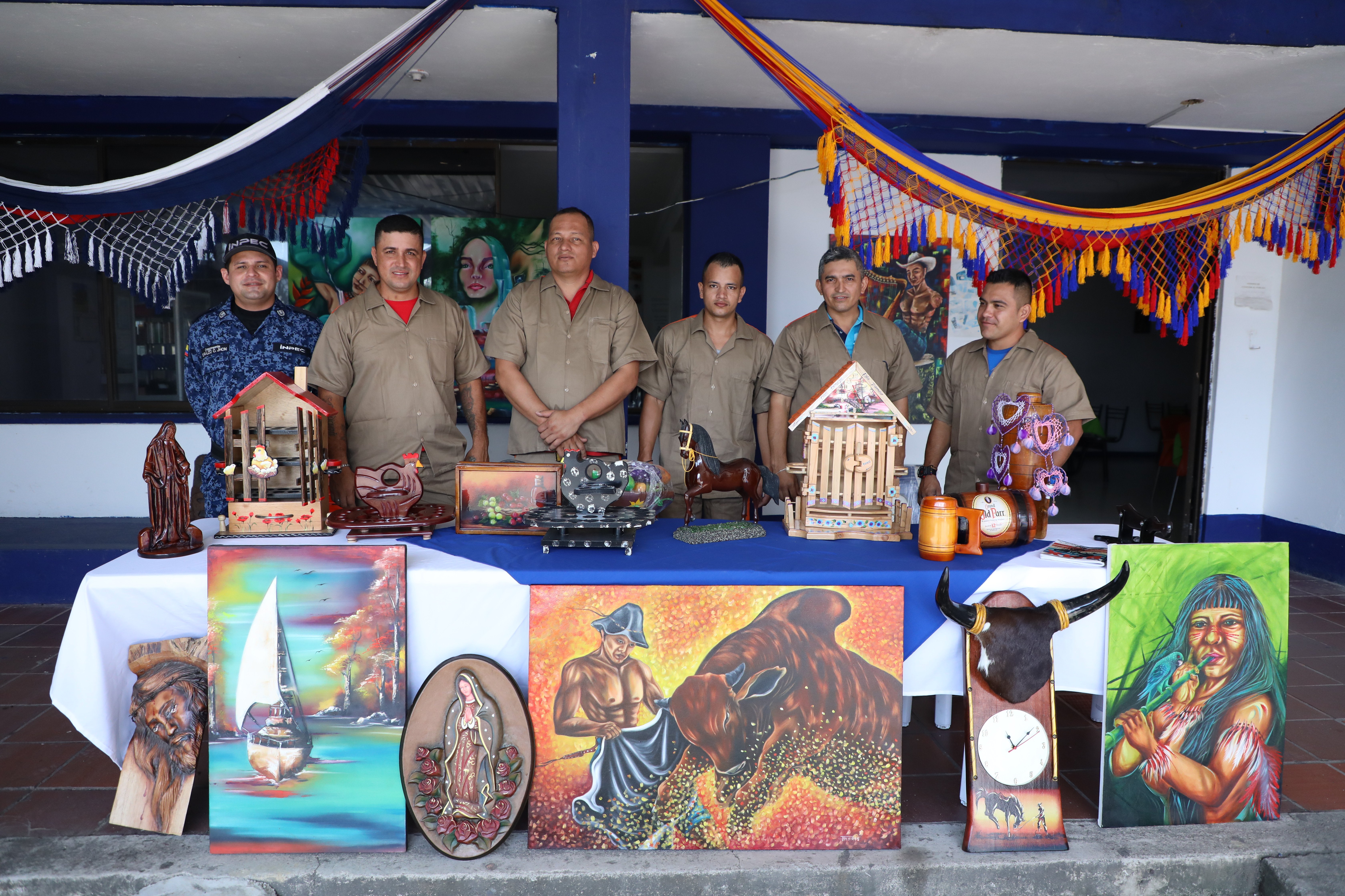 Muestra de obras de arte 